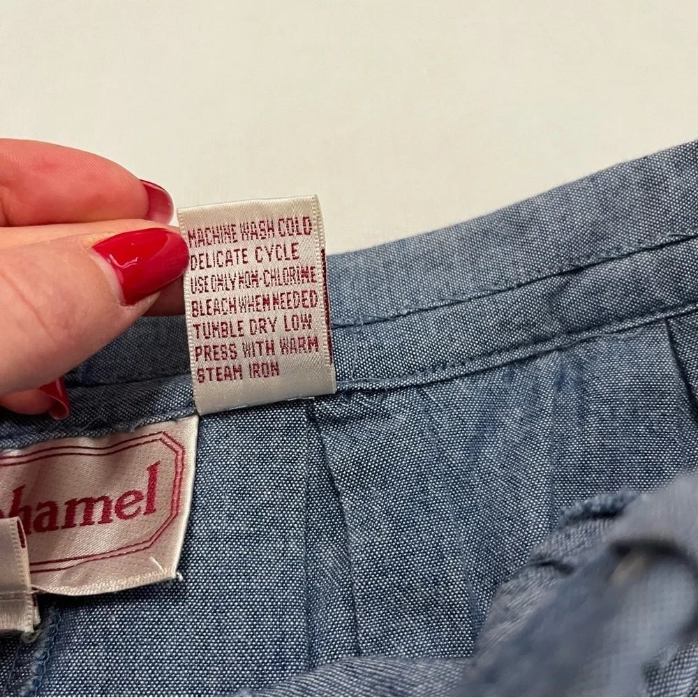 Vintage Bechamel Chambray Skirt
